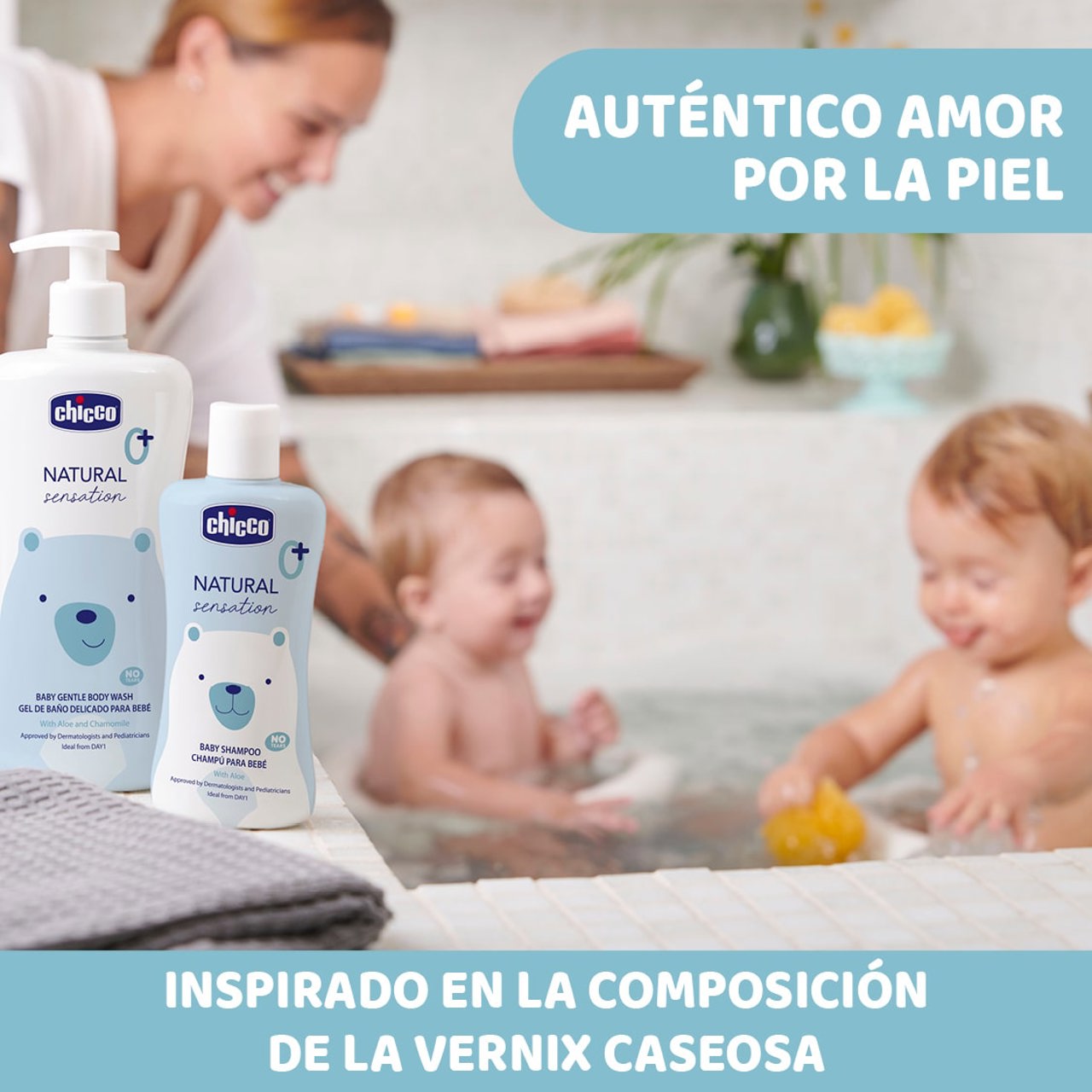 Chicco Natural Sensation Baby Bath Gel Aloe and Chamomile