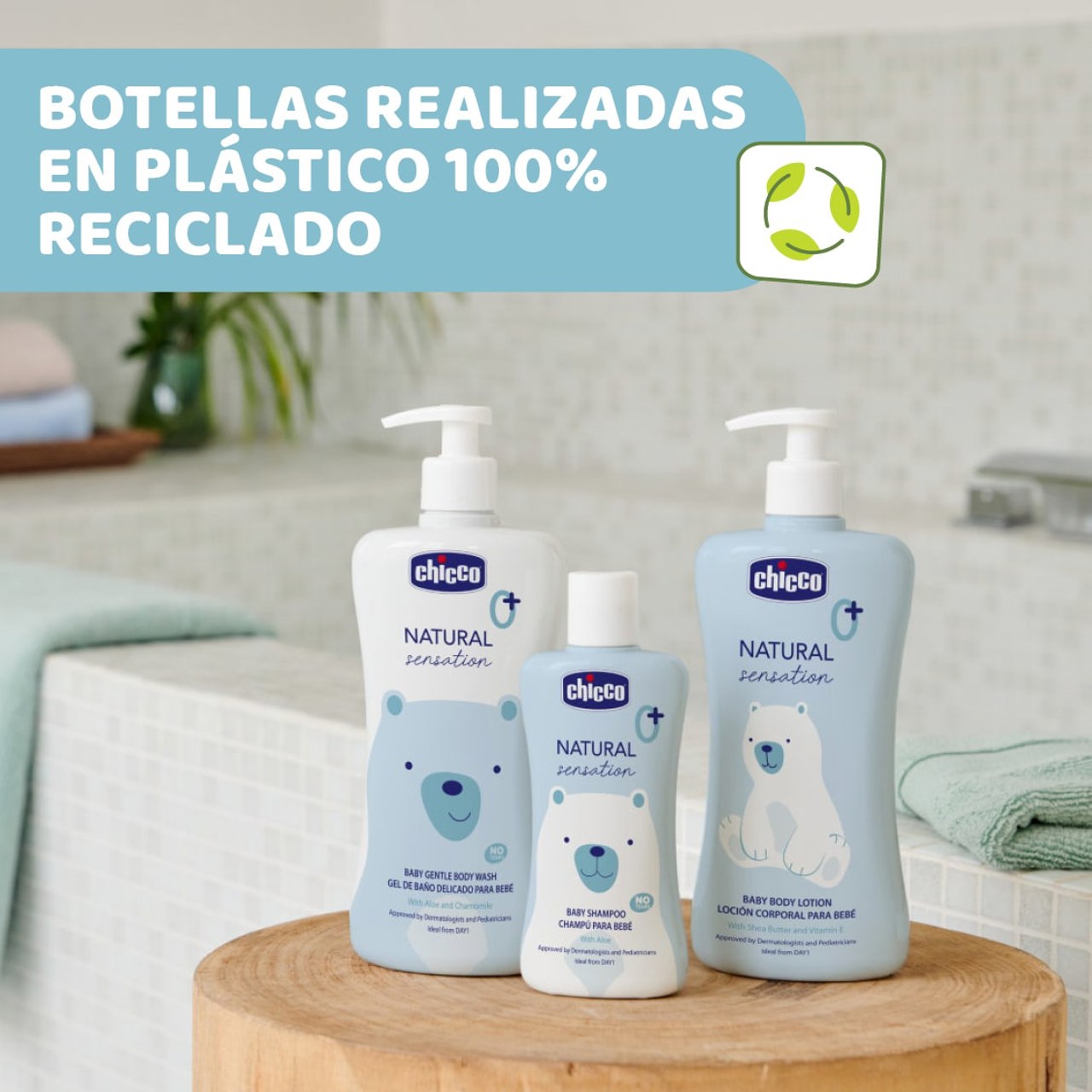 Chicco Natural Sensation Baby Bath Gel Aloe and Chamomile