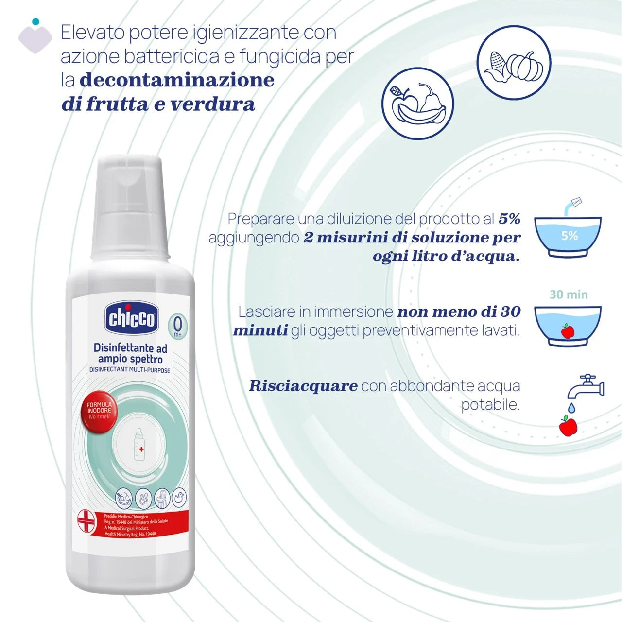 Chicco Multi-Purpose Disinfectant Liquid for Baby Items