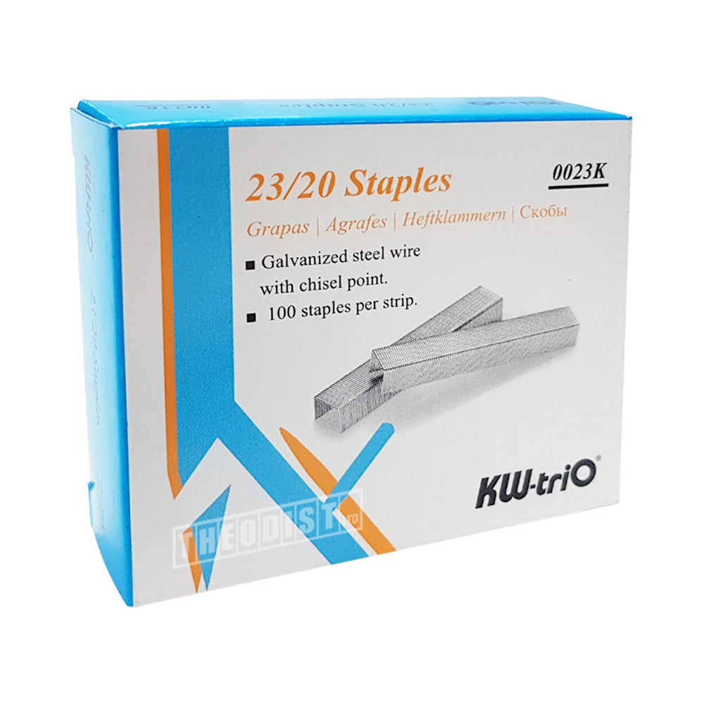KW-triO 0023K 23/20 Staples 1000 Count Box