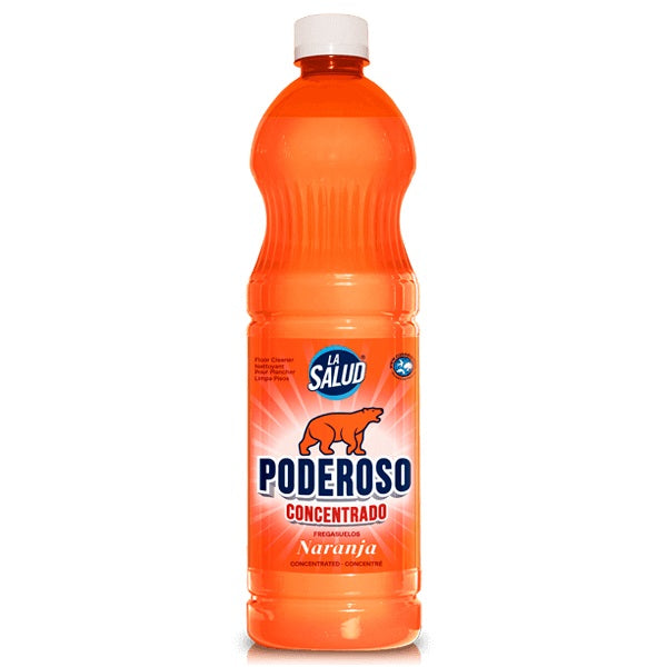 La Salud Poderoso Floor Cleaner Orange Concentrated 1L