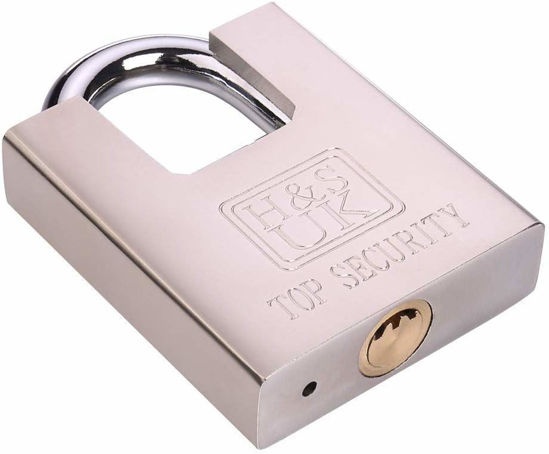 60mm High Security Closed Shackle Padlock Hardened Steel Body