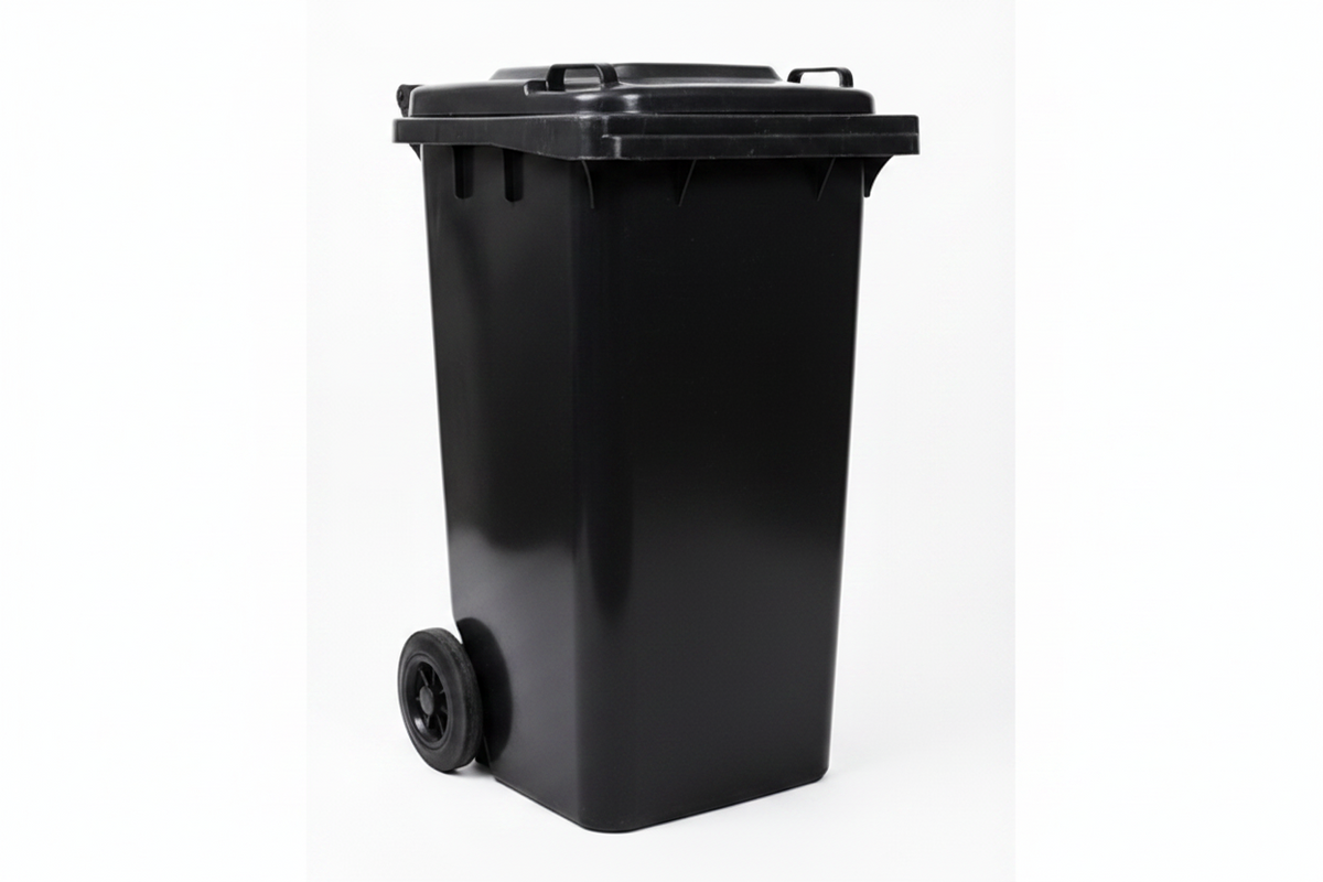 120L Heavy-Duty Wheeled Recycling Bin – Large Capacity Outdoor Waste Container -AYD267-3