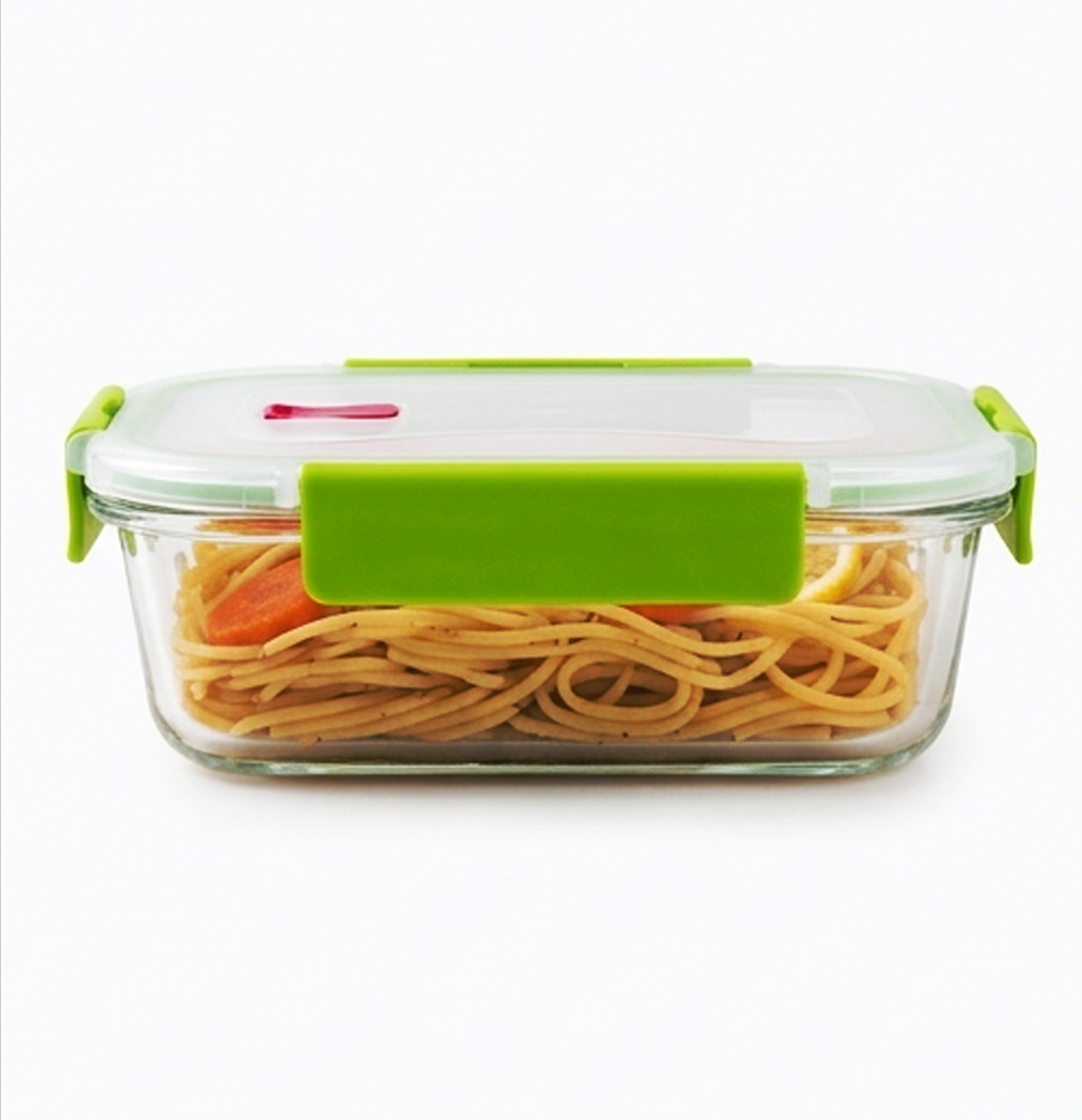 Recipiente hermético para alimentos de 1040ml com tampa de fecho-AYD233-104