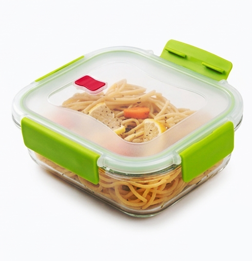 Recipiente hermético para alimentos de 1040ml com tampa de fecho-AYD233-104