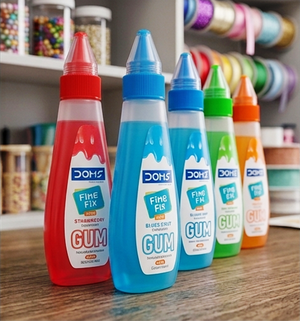 Adesivo Transparente Doms Fixy Fix Gum 20ml Pack de 5