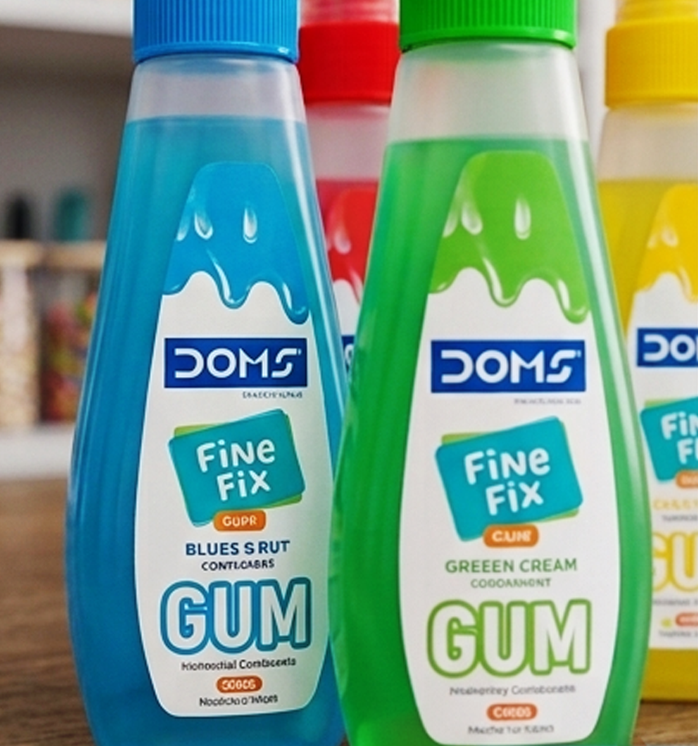 Adesivo Transparente Doms Fixy Fix Gum 20ml Pack de 5