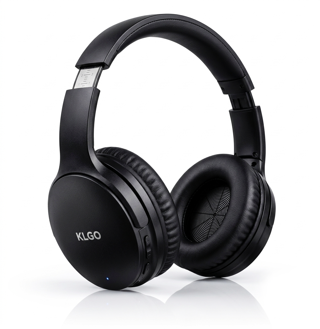 Auscultadores Estéreo Sem Fios KLGO B10 Over-Ear – Auriculares Bluetooth 4 em 1