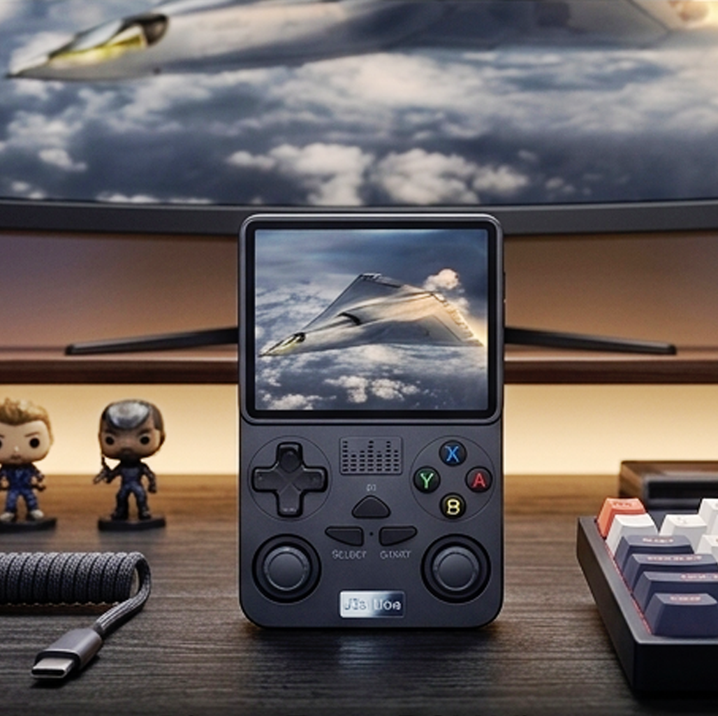 Consola de Jogos Portátil J36 Ultra – Ecrã IPS de 3.5”, Bateria de 3000mAh, Suporte Multiplataforma (AYC336-37)