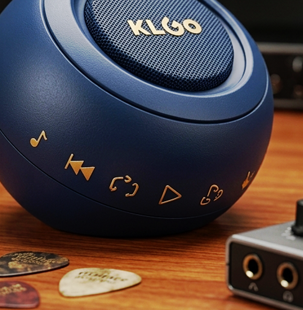 Coluna Bluetooth Portátil True Wireless KLGO LY-388 – Áudio Compacto para Exterior com Graves Profundos (AYC336-19)