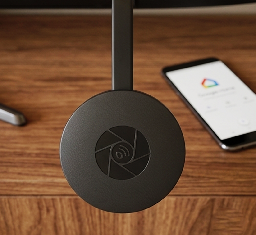 Dispositivo de Transmissão 4K Smart Chromecast – Adaptador de Mídia de TV HDMI Sem Fio (IT0153)
