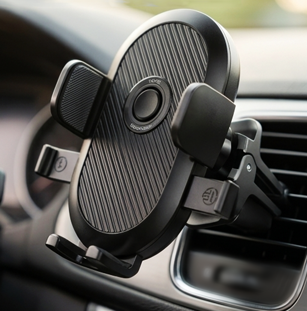Suporte de Telemóvel 360° Ajustável para Carro – Suporte Universal para Painel e Saída de Ar (Modelo CZ05) (AYD253-39)