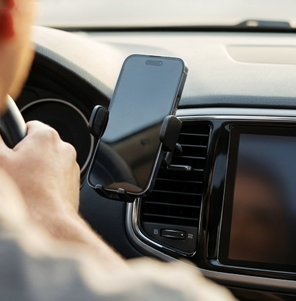 Suporte de Telemóvel 360° Ajustável para Carro – Suporte Universal para Painel e Saída de Ar (Modelo CZ05) (AYD253-39)