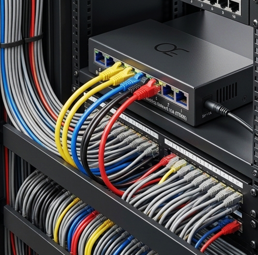 Switch Fast Ethernet de 8 Portas – Hub de Rede de Secretária 10/100 Mbps (IT0006)