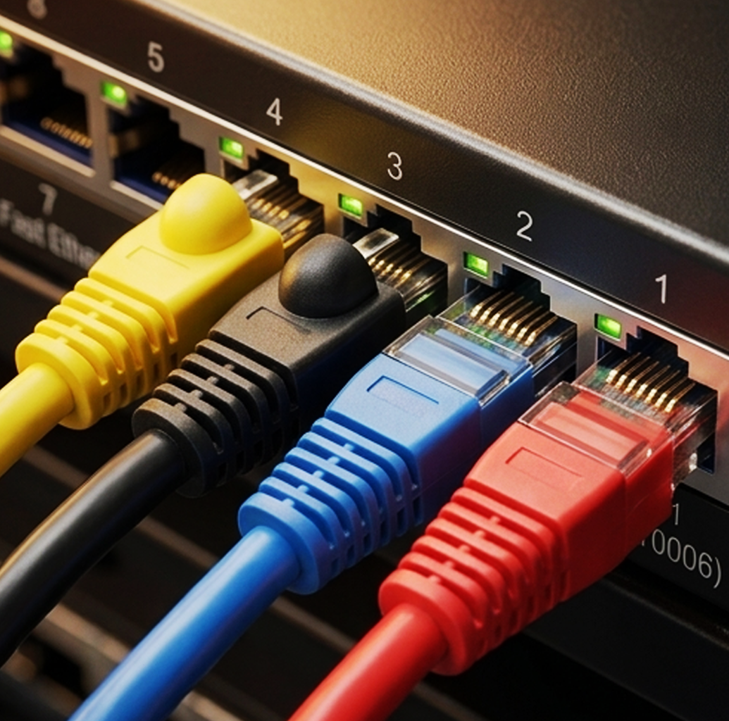 Switch Fast Ethernet de 8 Portas – Hub de Rede de Secretária 10/100 Mbps (IT0006)