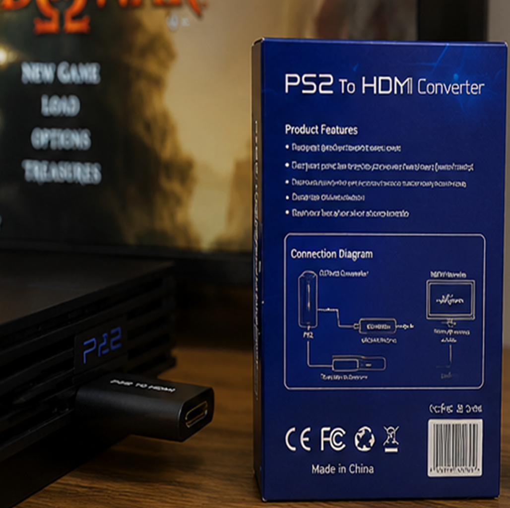 Conversor/Adaptador PS2 para HDMI (Modelo G300) (IT0020)