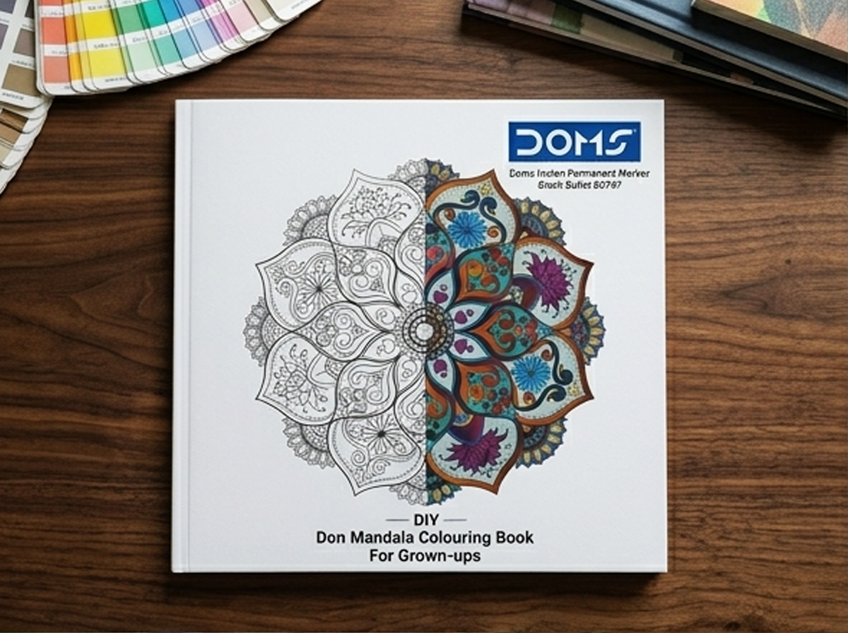 Doms Mandala Colouring Book 8900 Intricate Pattern Art Activity Book