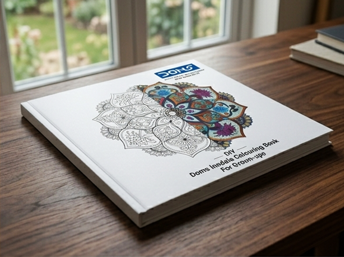 Doms Mandala Colouring Book 8900 Intricate Pattern Art Activity Book