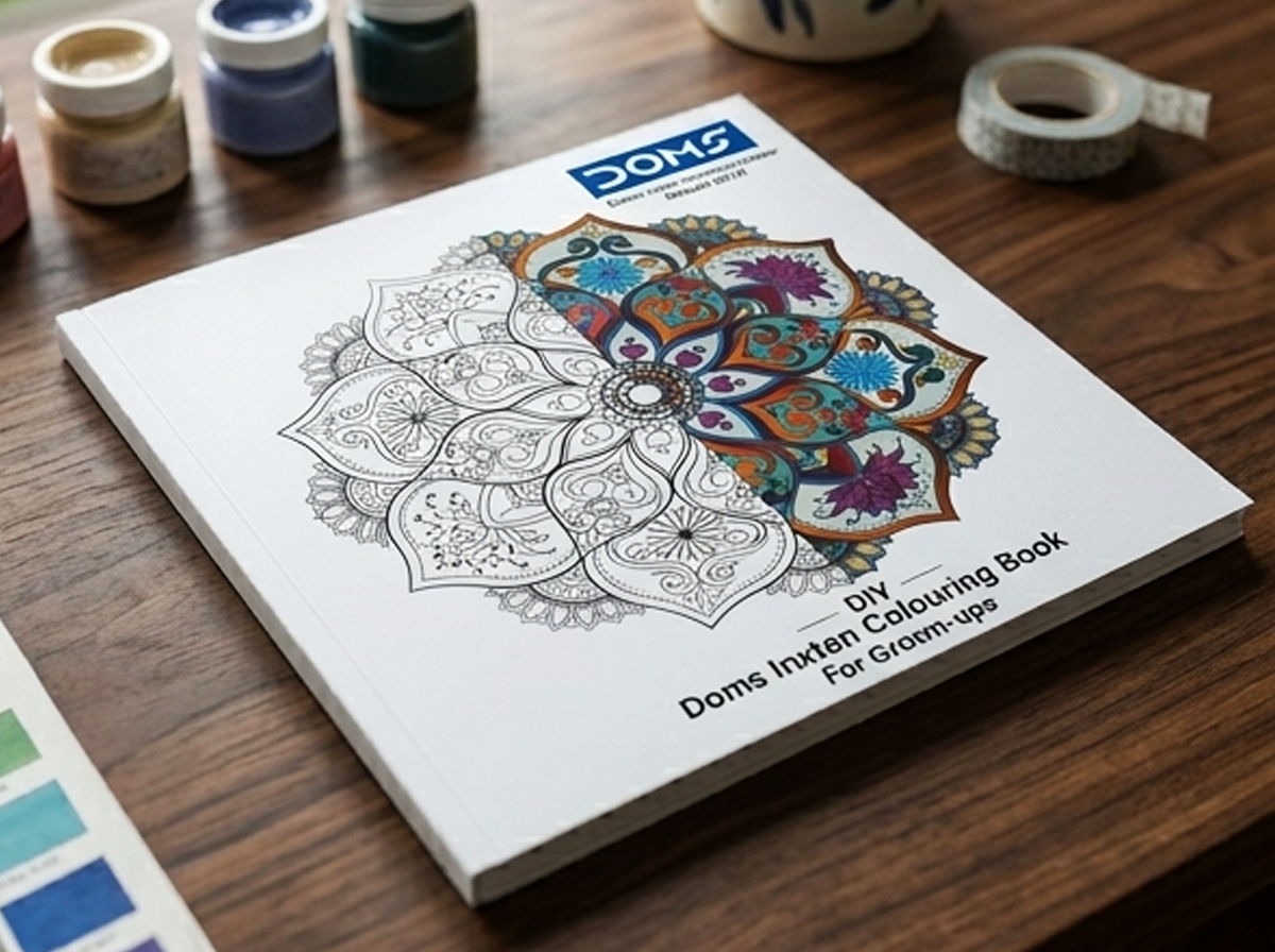 Doms Mandala Colouring Book 8900 Intricate Pattern Art Activity Book
