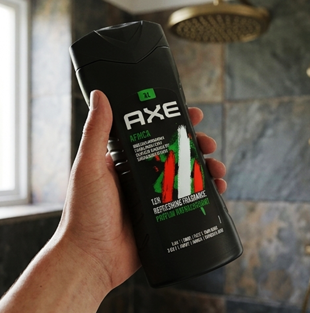 Gel de Banho Masculino Axe Africa com Fragrância Refrescante 400 ml