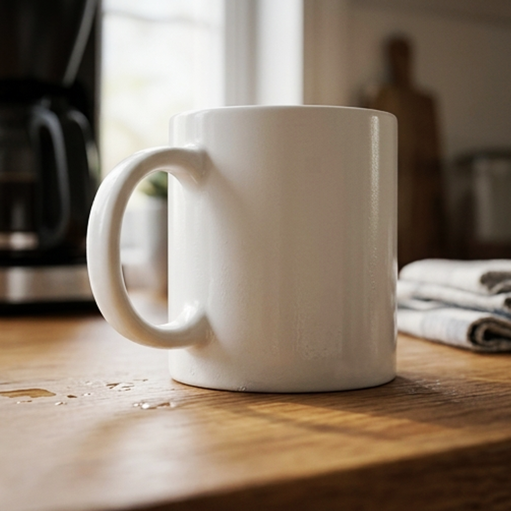 Caneca Cerâmica Branca Clássica-AYD245-90