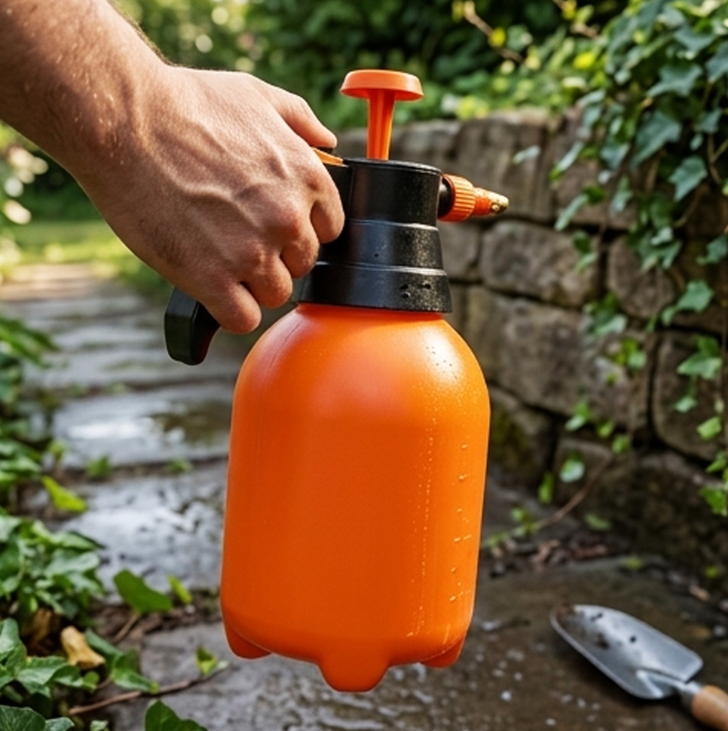 Pulverizador de Pressão Manual de 2L – Garrafa de Spray Multiusos para Jardim e Limpeza-AYD256-305