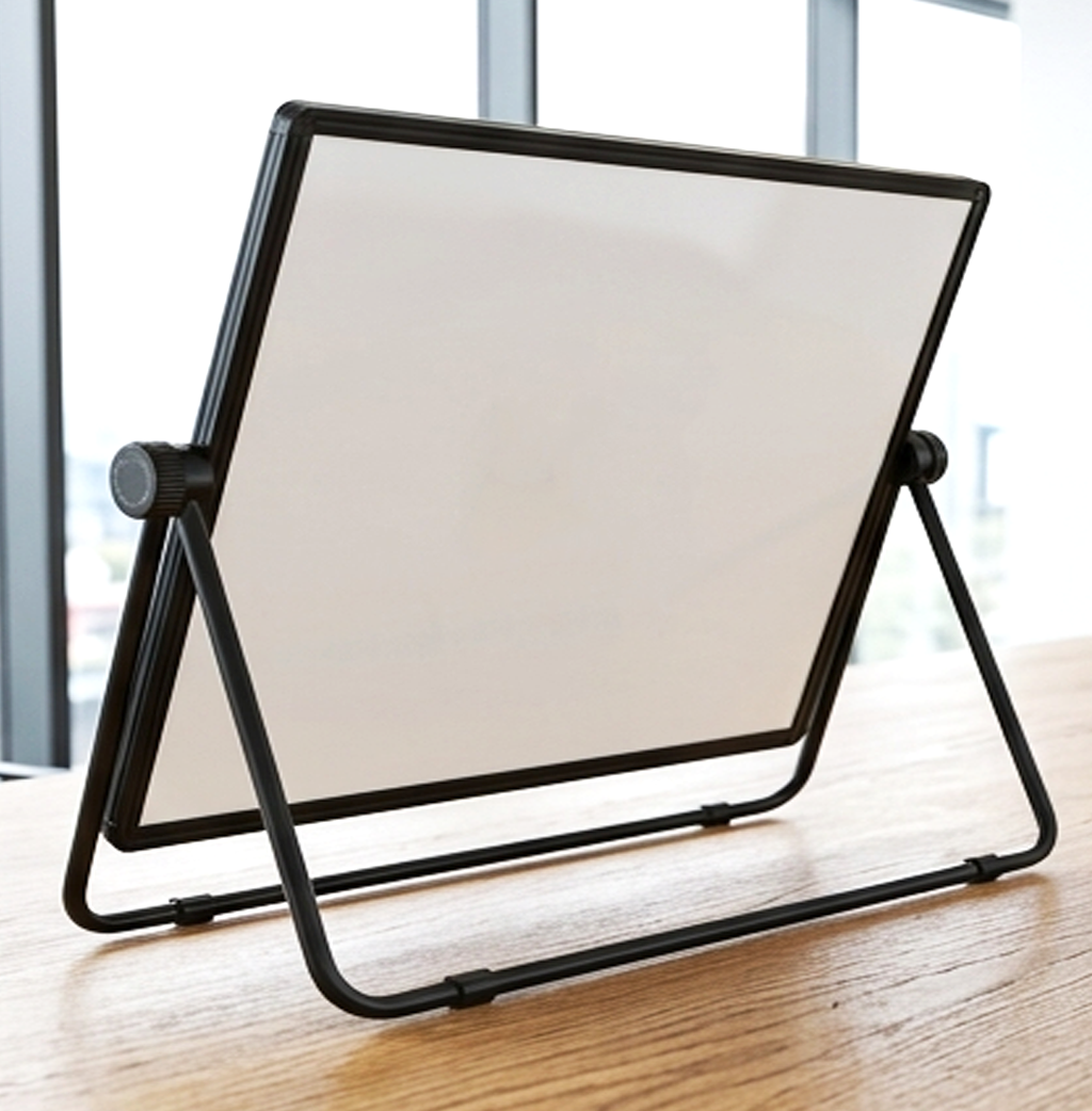 Quadro Branco Portátil de Dupla Face com Suporte