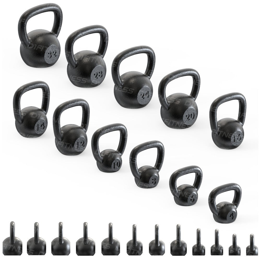 EchoCross IronCast Iron Kettlebell 4kg to 32kg Weight