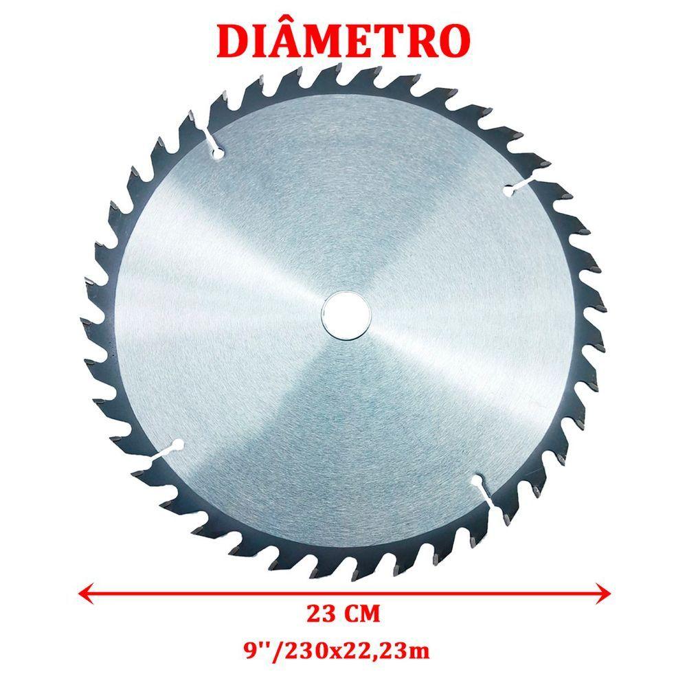 Outras Marcas Circular Saw Blade 230mm 40 Teeth for Wood