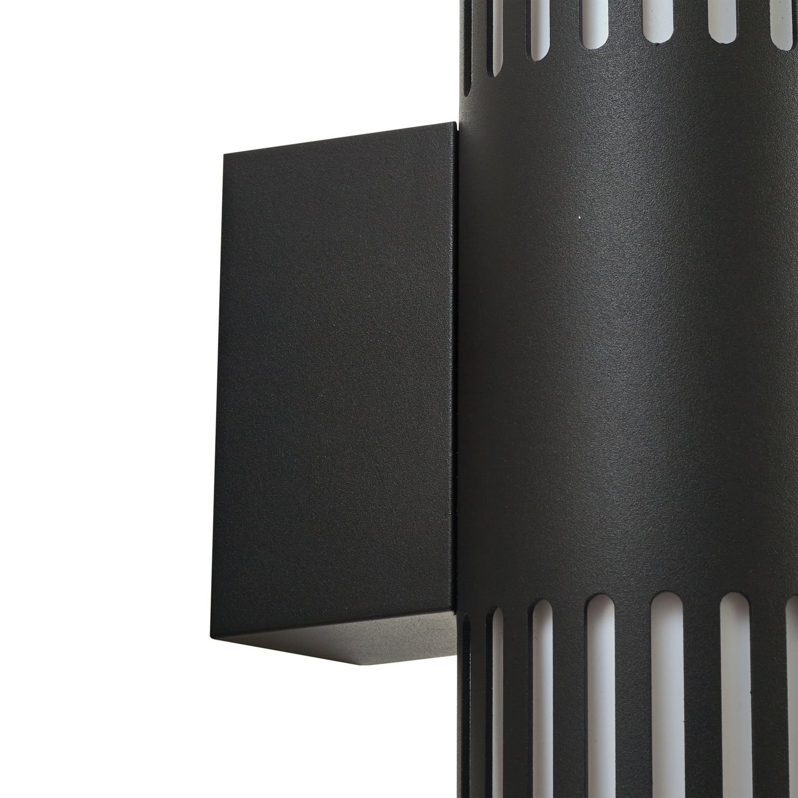 Lindby Lurinda 2-Light Outdoor Wall Lamp Black 10cm
