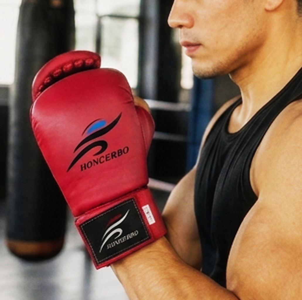 Luvas de Caratê Vermelhas – Proteção para Soco em Sparring (AYD321-3)