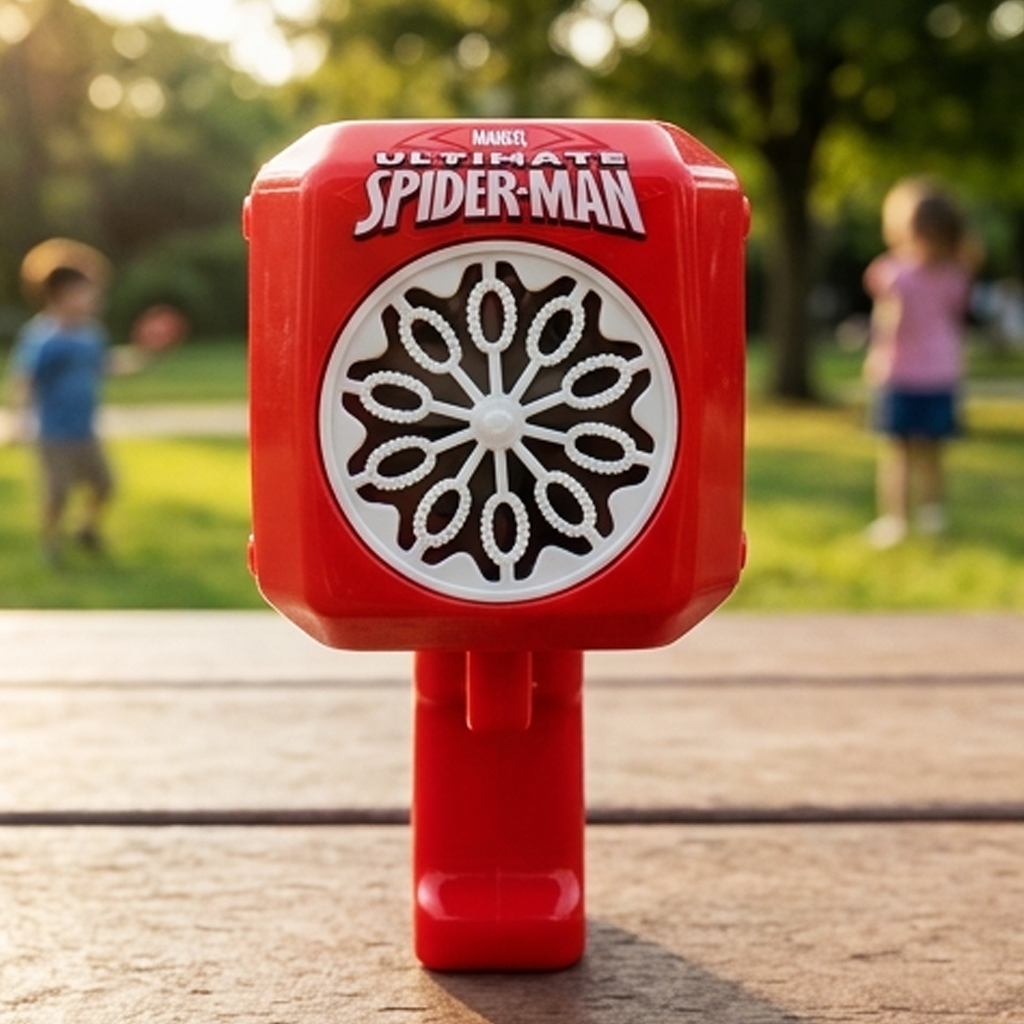 Pistola de Bolhas Homem-Aranha Vingadores