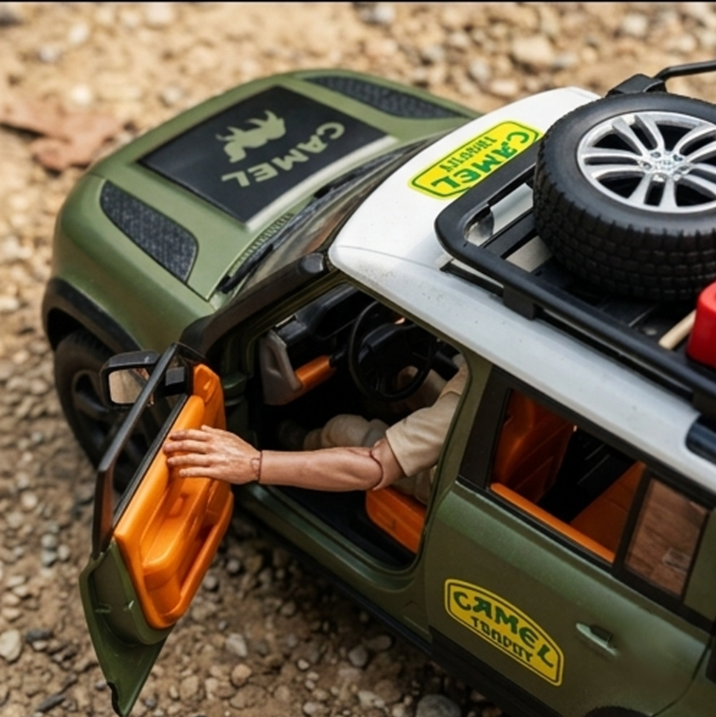 Jipe de Brinquedo Infantil Off-Road – Modelo Colecionável Estilo Defender (AYC169-17)