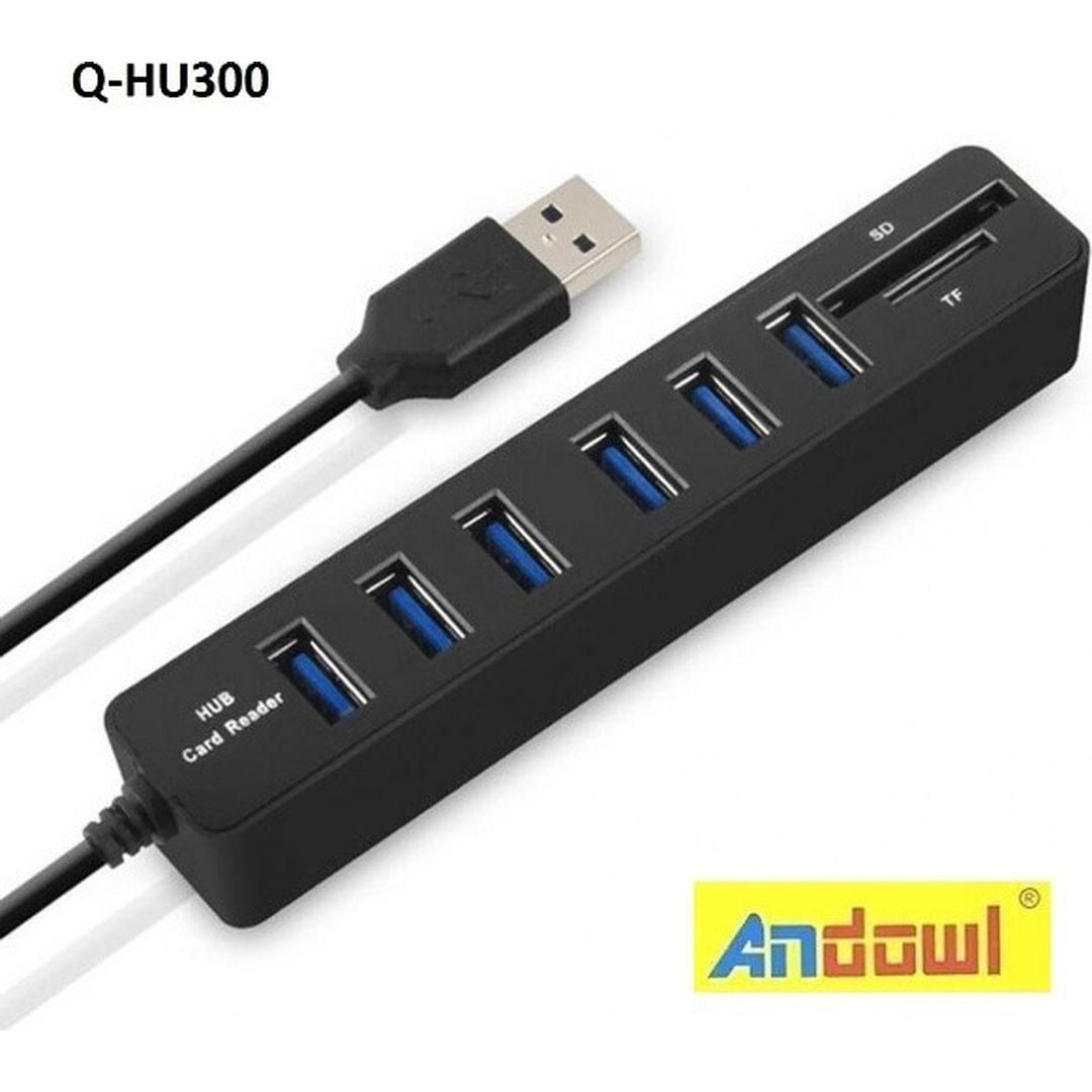 Andowl 8-Port USB 3.0 Hub QHU300 - (AYC423-54)