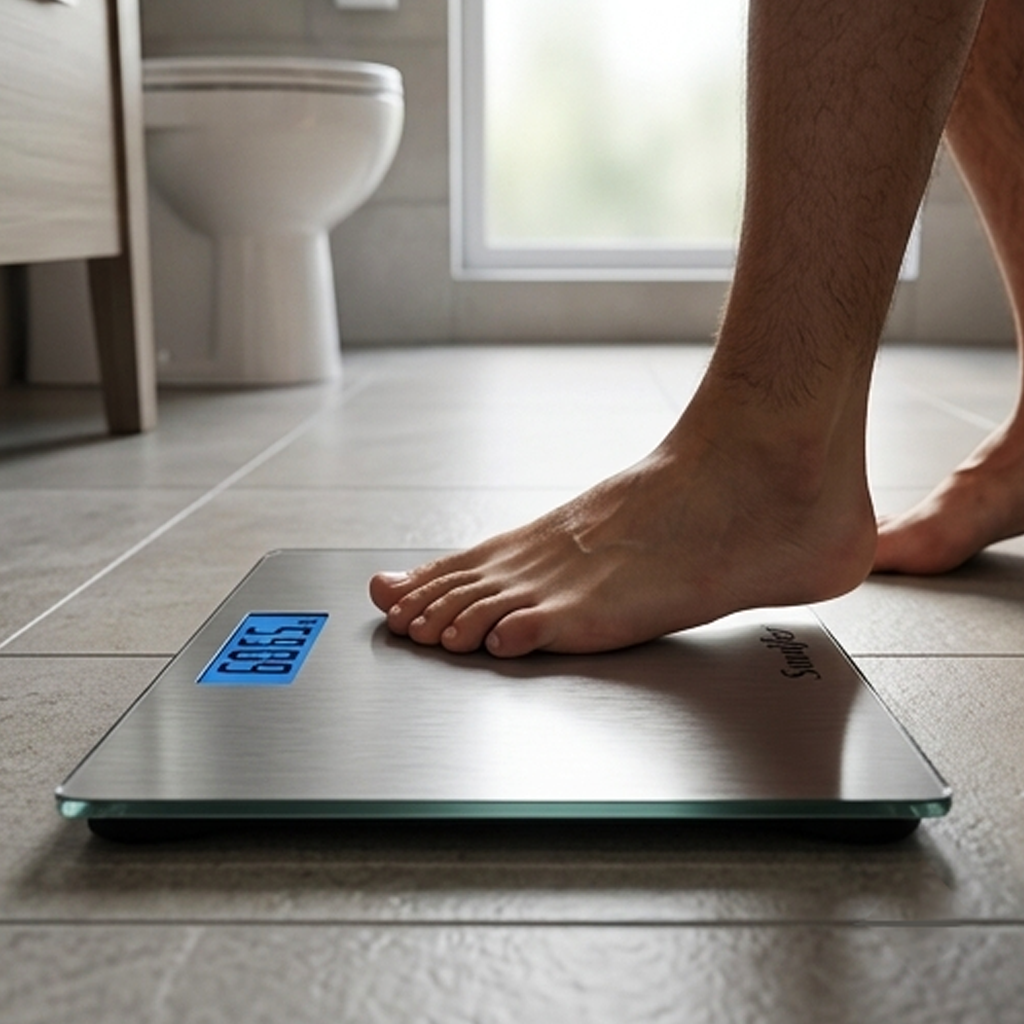 Balança Digital de Peso Corporal Sonifer SF-1905 em Aço Inoxidável, Capacidade de 180 kg