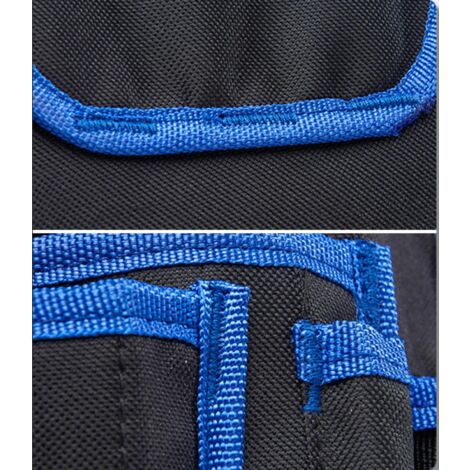 TINOR Professional Tool Bag, Adjustable Belt, Electrician Tool Belt Blue