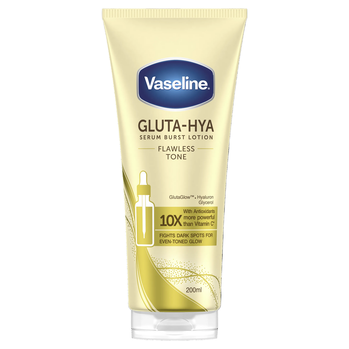Vaseline Gluta-Hya Flawless Tone Serum Burst Lotion 6.8 fl oz