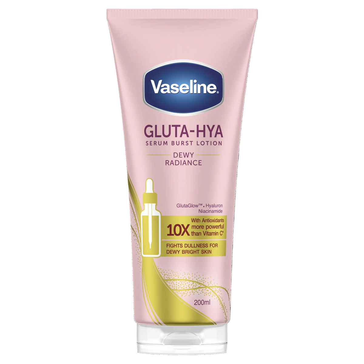 Vaseline Gluta-Hya Dewy Radiance Serum Burst Lotion 6.8 fl oz
