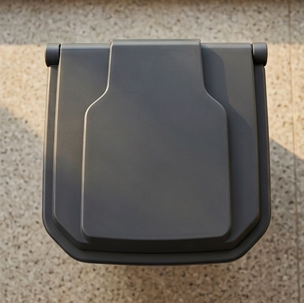 Caixote de Lixo com Pedal – Balde do Lixo em Plástico Resistente com Pedal – AYD267-10/AYD267-11