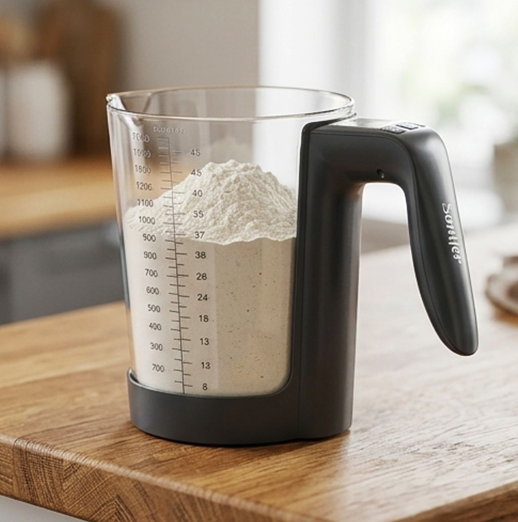 Balança de Cozinha Digital Sonifer SF-1930 – Balança de Alimentos e Copo Medidor 2 em 1 de 5 kg