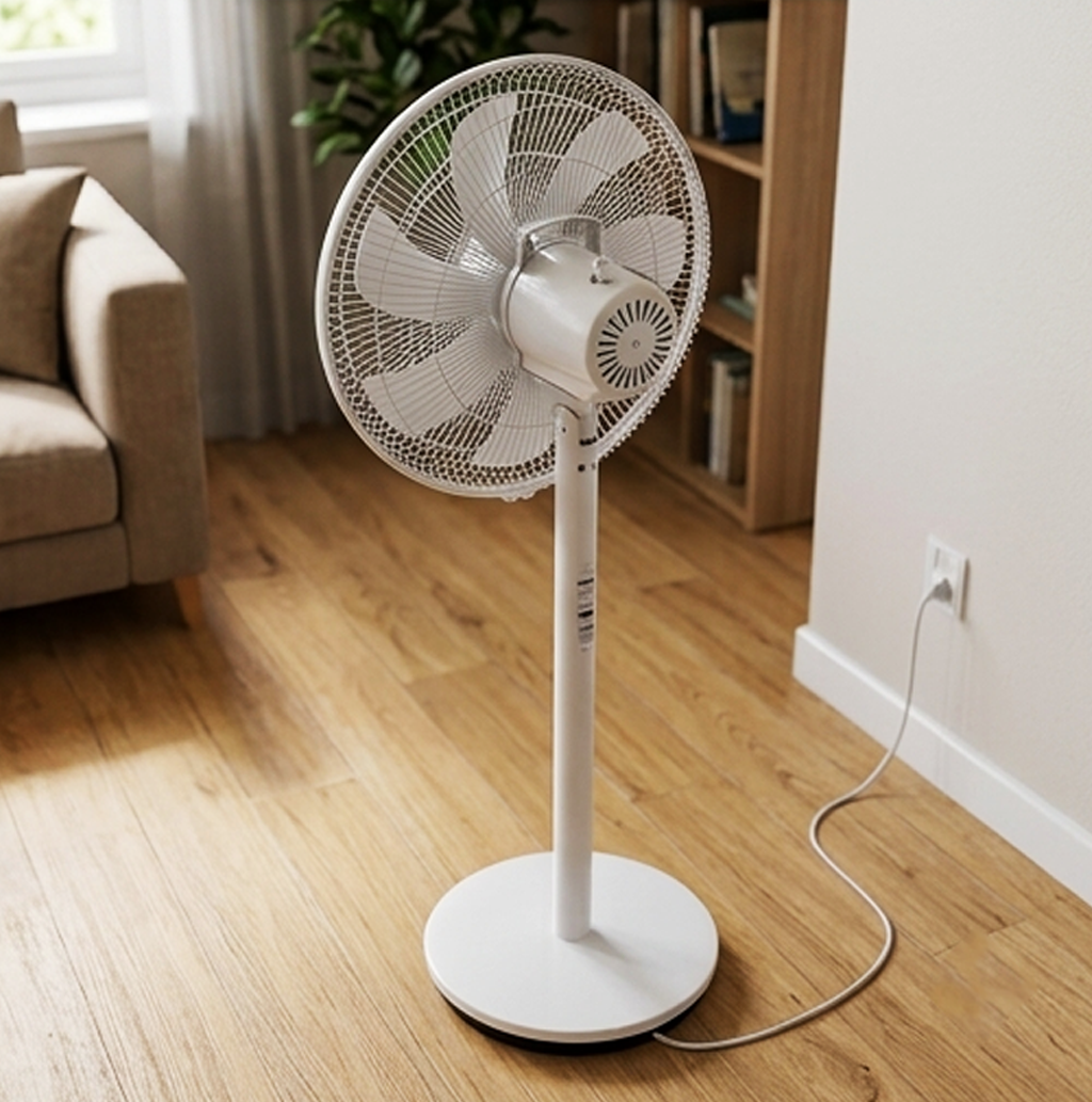 Ventoinha de Pedestal Inteligente Sonifer SF-6527: 3 Velocidades, 7 Pás, Controlo Remoto e Tátil