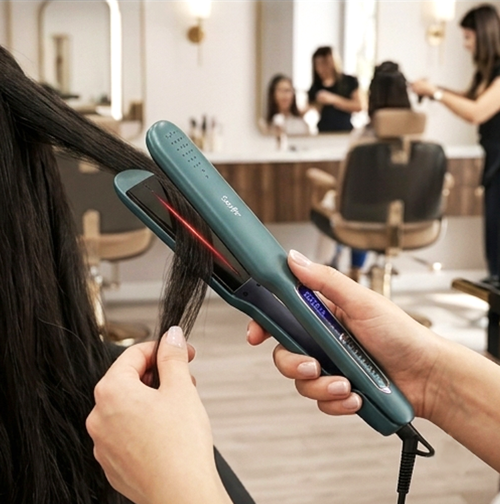 Sonifer SF-9617 Alisador e Modelador de Cabelo Cerâmico 2 em 1, Aquecimento Rápido, Desligamento Automático