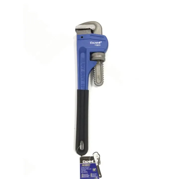 Heavy Duty Pipe Wrench 8-inch to 14-inch Adjustable Steel Tool