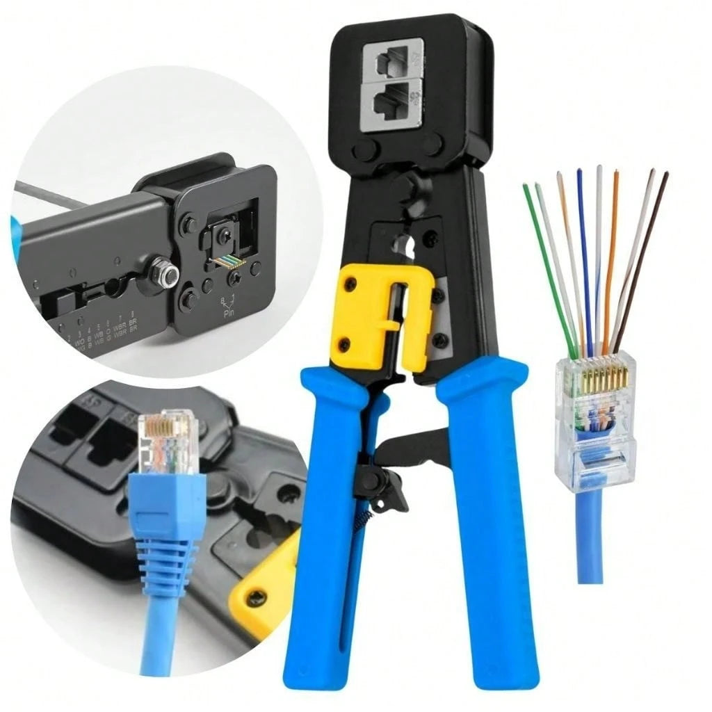 Multifunction Network Cable Crimping Pliers for RJ45 RJ12 RJ11 Connectors