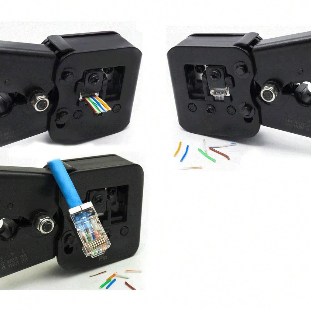Multifunction Network Cable Crimping Pliers for RJ45 RJ12 RJ11 Connectors