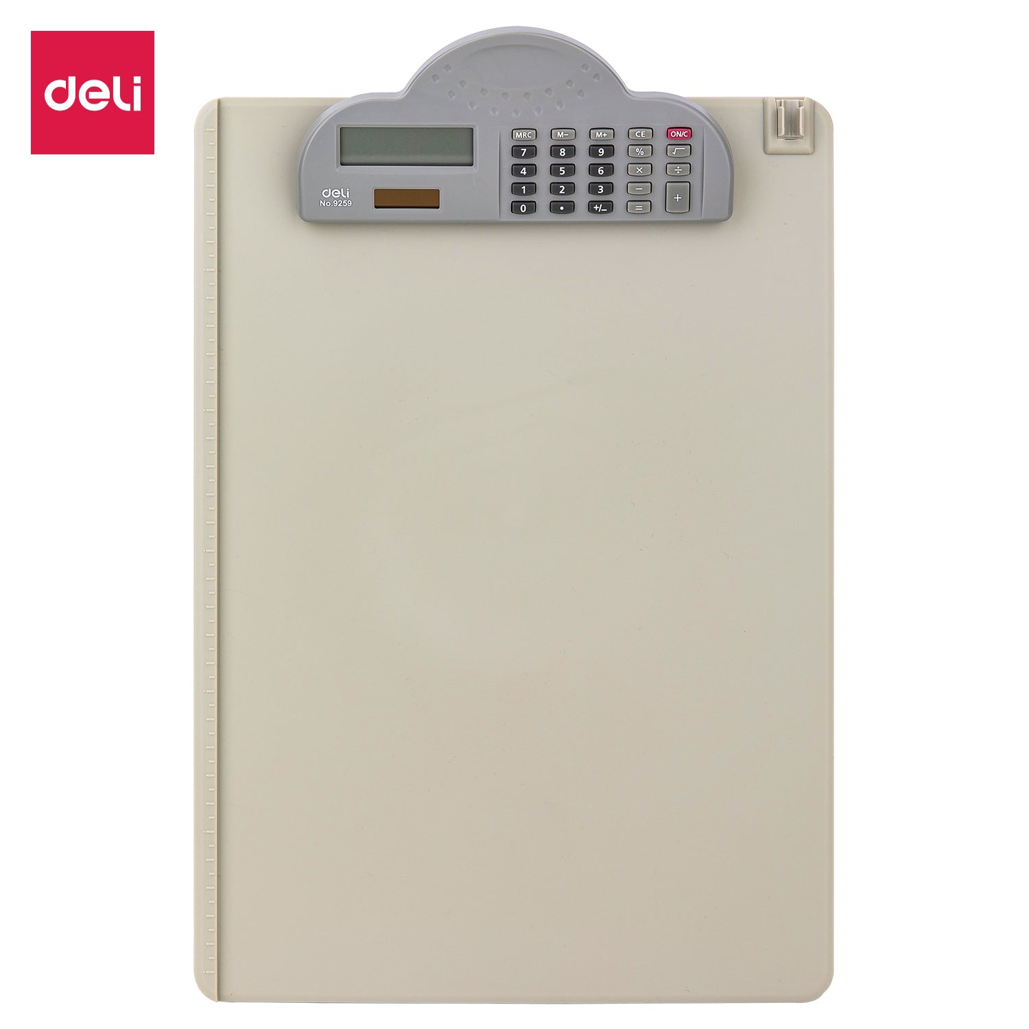Deli E9259 A4 Clipboard Durable Office Document Holder Gray