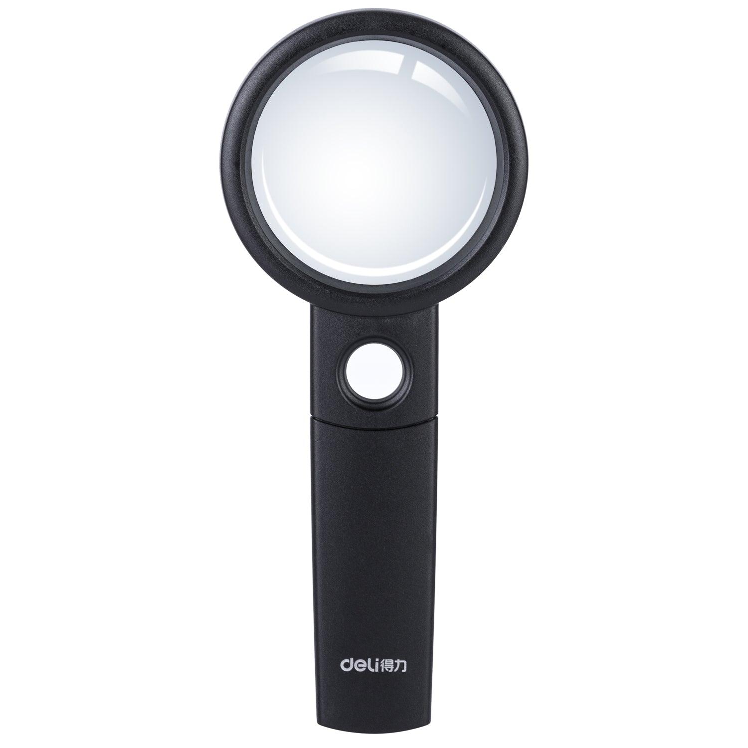 Deli E9091 Handheld Magnifier with 60mm Lens Black