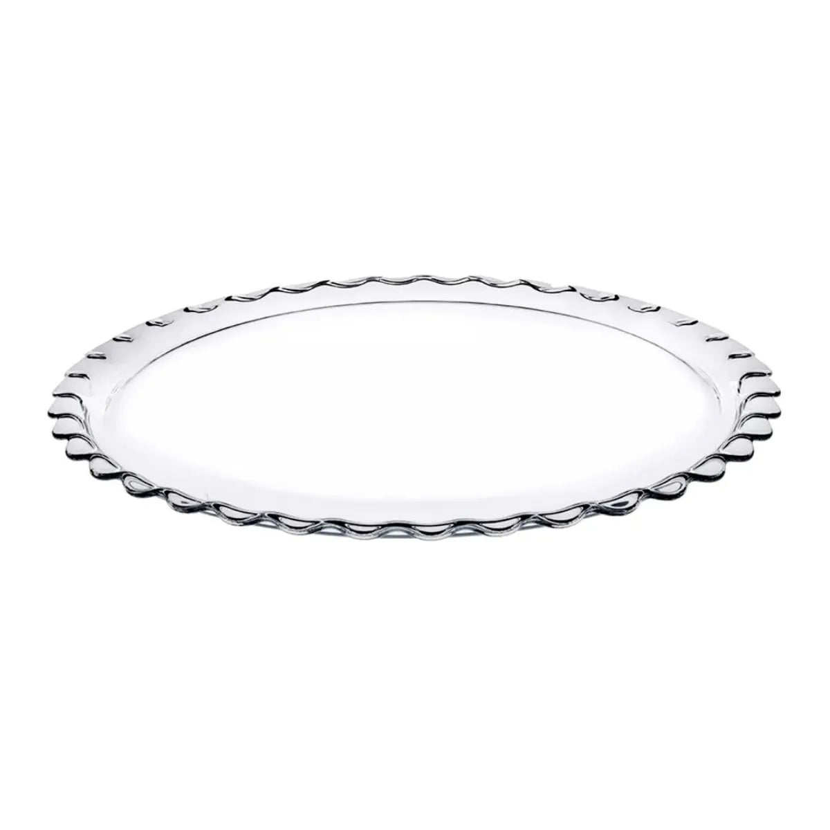 Prato de Bolo em Vidro Pasabahçe 37cm