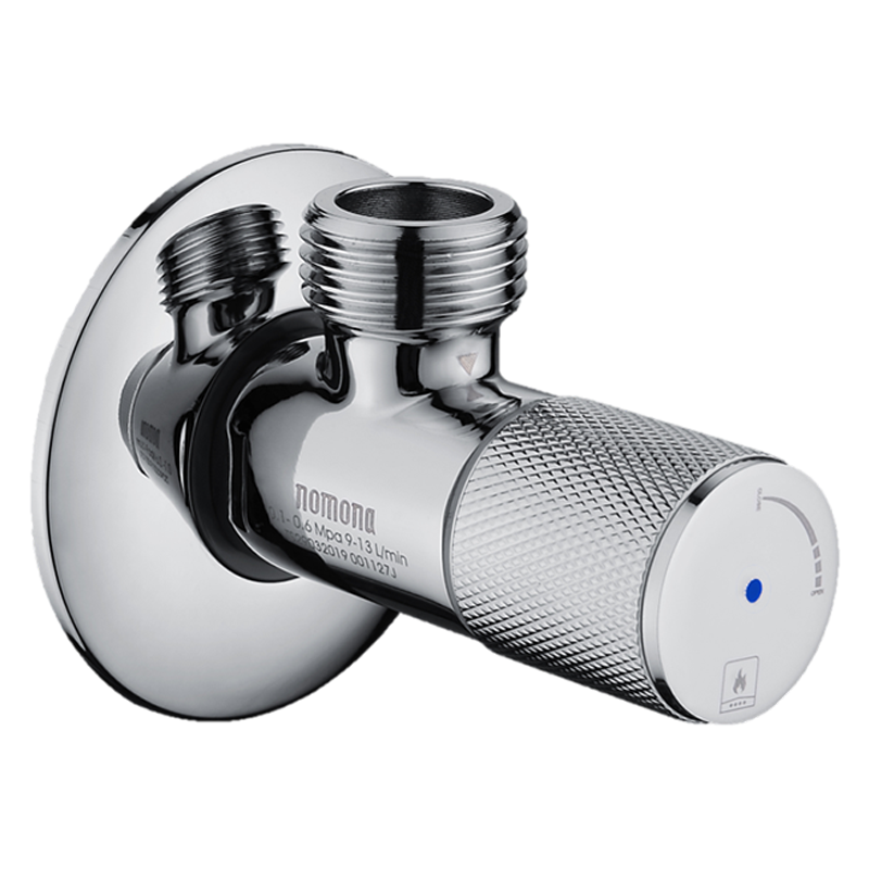 Nomona G1/2 Brass Toilet Angle Valve with Backflow Prevention
