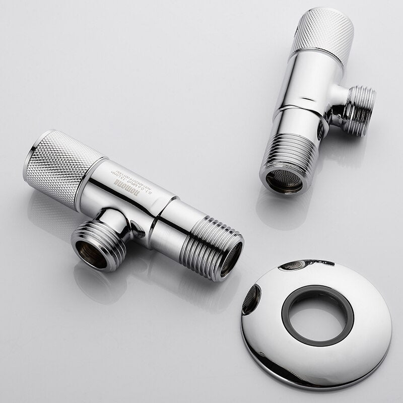Nomona G1/2 Brass Toilet Angle Valve with Backflow Prevention